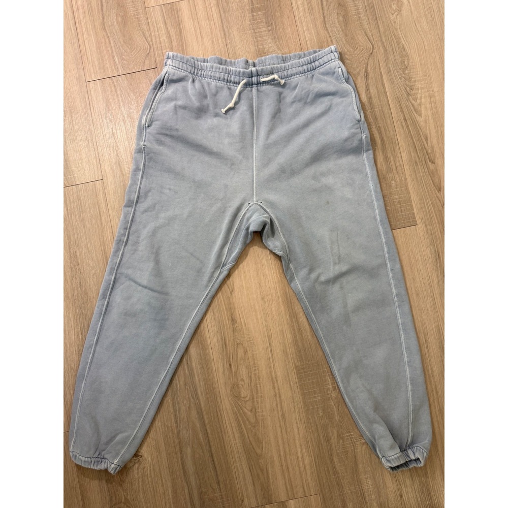 Polo Ralph Lauren Mens Distressed Sweatpants Light Blue Joggers Size M